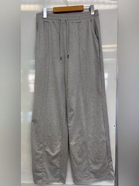 Kirkland Signature Women’s Lightweight Wide Leg Lounge Pants Gray Size Medium Po